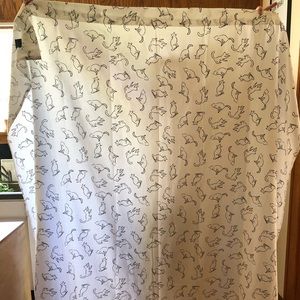 Cat shower curtain